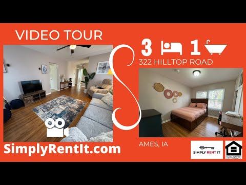 322 Hilltop Road, Ames, IA home video tour