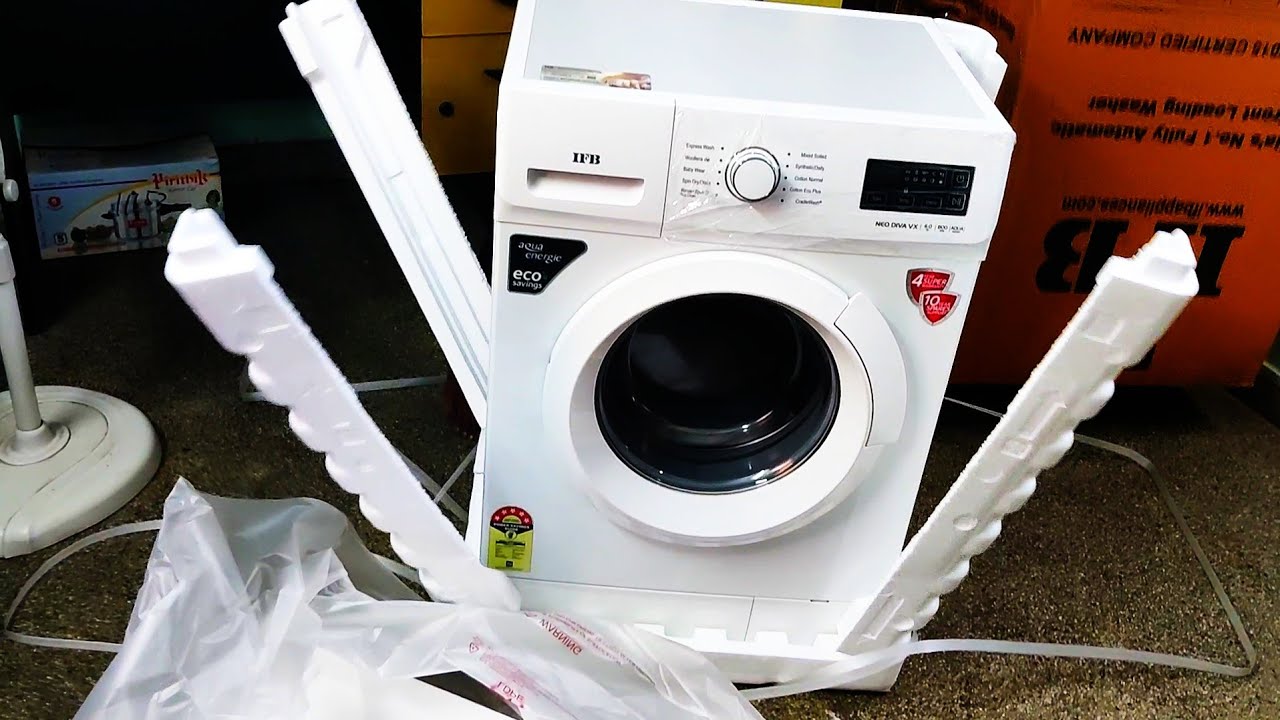 ifb washing machine unboxing ifb washing machine front load demo ifb