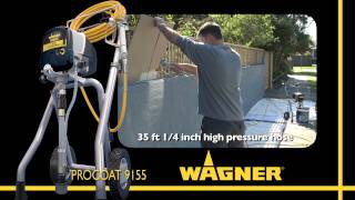 Wagner ProCoat 9145 Airless Piston Pump 1/2 HP 2800 PSI Paint Sprayer