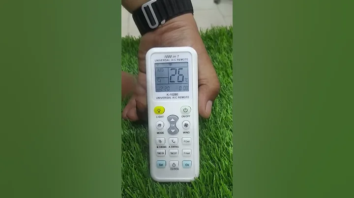 How to pair Universal Ac Remote (1000 in 1) #acremote #remote #remotecontrol