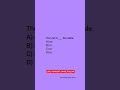 English preposition quiz #english #education #quiz #shorts