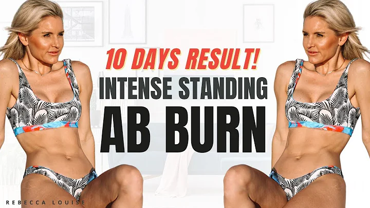 INTENSE BURN - STANDING ABS WORKOUT at Home | 10 D...