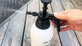 Spray Test, Usage, and Review of Flowmaster Half Gallon Sprayer