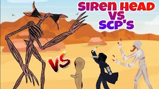 Siren head vs scp 096 049 ...