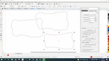 Corel Draw Tips & Tricks Circles on Curved lines MACRO Part 9 boundary