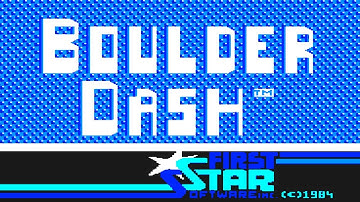 Boulder Dash: Playthrough (difficulty level 1)