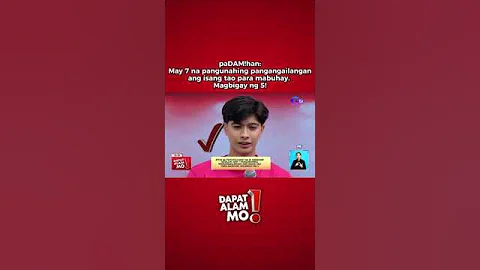 May 7 na pangunahing pangangailangan ang isang tao para mabuhay. Magbigay ng 5! | Dapat Alam Mo!