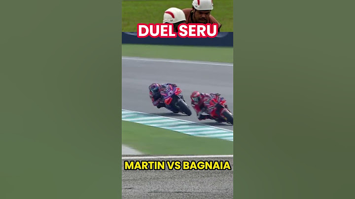 Duel Seru Perebutan JUARA Motogp | Martin VS Bagnaia #motogp #buriram