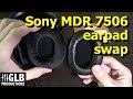 Remplacement des couteurs sony mdr 7506