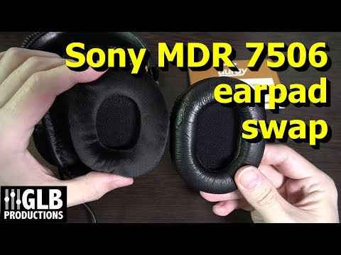 Sony MDR 7506 earpad replacement