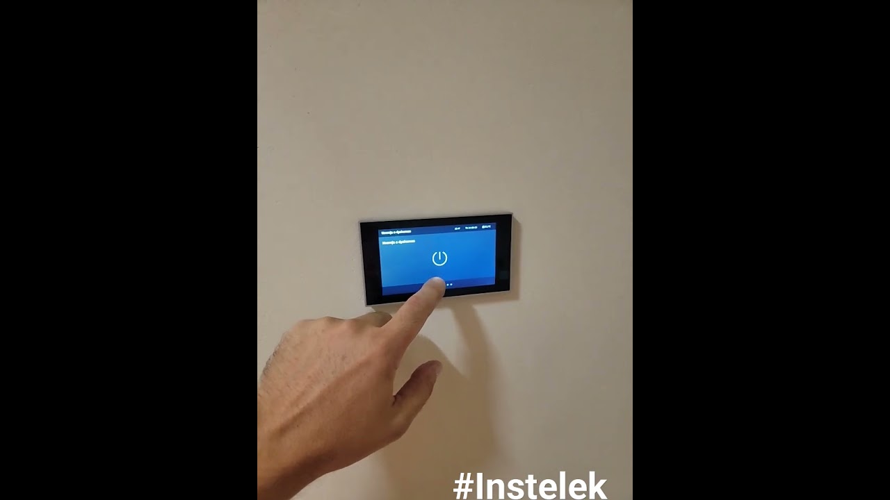 smarthome with KNX, abb roomtouch