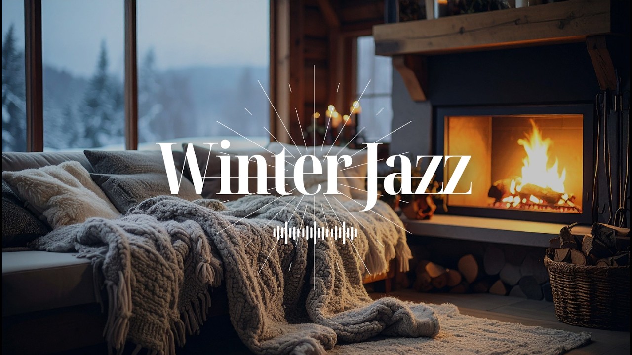 Winter Jazz ☃️ 겨울밤, 카페에 있는 듯한 재즈, 공부, 작업, 카페, 매장 l Winter Night Study Jazz  BugakWave