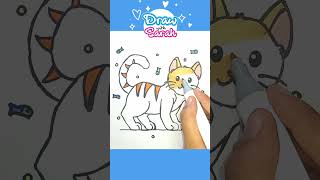 Funny Kitty Cat Kids Song Doodle Cat Coloring For Kids