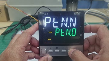 Autonics TNL-P series how to change pattern buy using button selection.