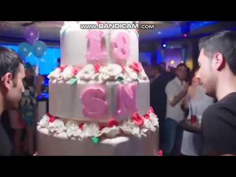 عيد ميلاد سيلين ونازلي وصلاح يفاجئ نازلي