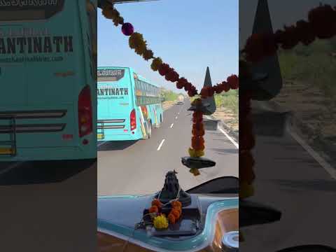 दोनों बस साथ में Driving jabra New Shantinath #bus #shorts