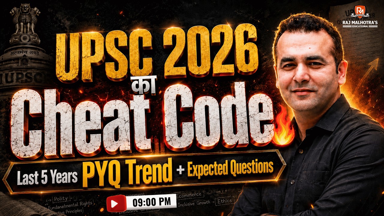 Cheat Code for UPSC Prelims 2026 | 🔥 Last 5 Years PYQ Trend + Expected ...
