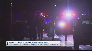 5 stabbed at Hanukkah celebration at New York rabbi's home