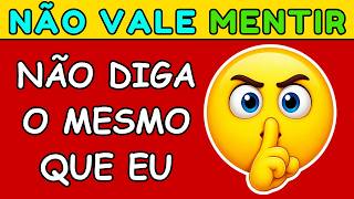 Proibido dizer a mesma coisa que eu 🤐 | Apenas 3% vencem 🏆 | Teste de inteligência