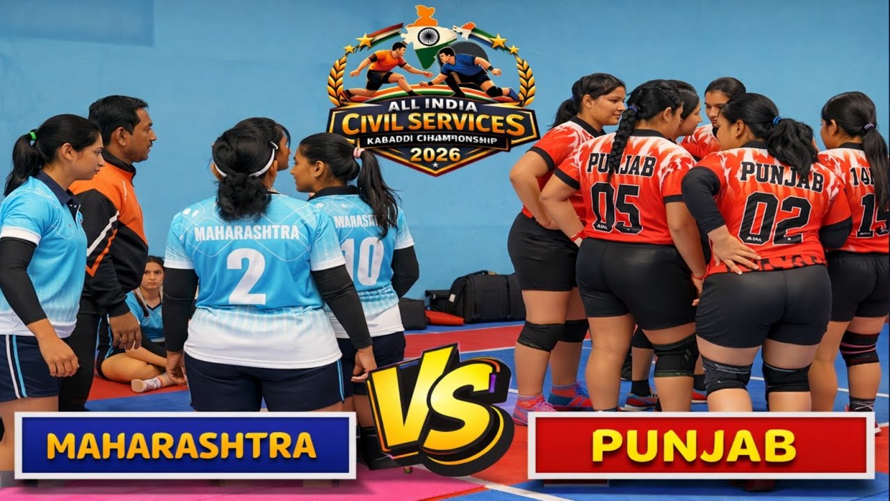 PUNJAB 🆚 MAHARASHTRA || all India civil services kabaddi championship 2026