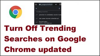 How to Turn Off Trending Searches on Google Chrome updated screenshot 1