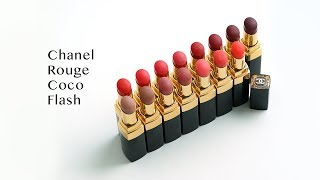 QE3TV | Chanel Rouge Coco Flash Swatches