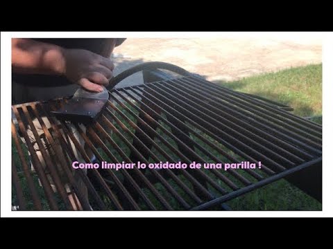 ¿Se puede asar si las rejillas están oxidadas? Cómo solucionar este problema en tu parrilla - Video