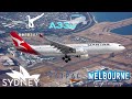 Aerosoft A330 1.0.1.0 on Vatsim Milkrun, Sydney - Melbourne