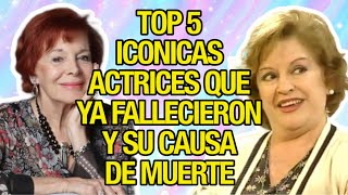 TOP 5 ICÓNICAS Y FAMOSAS ACTRICES CHILENAS  QUE YA FALLECIERON! Y CUÁL FUE LA CAUSA DE SU MUERTE !!