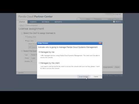 Manage your customers, licenses and cloud solutions from the Panda Cloud Partner Center