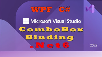 Usando o ComboBox numa aplicação WPF com C# (Binding). Visual Studio 2022
