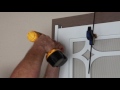 How to install Premium Steel Security Screen Door - Laser Cut models