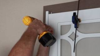 How to install Premium Steel Security Screen Door - Laser Cut models