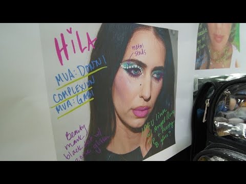 My first modeling job for half magic beauty