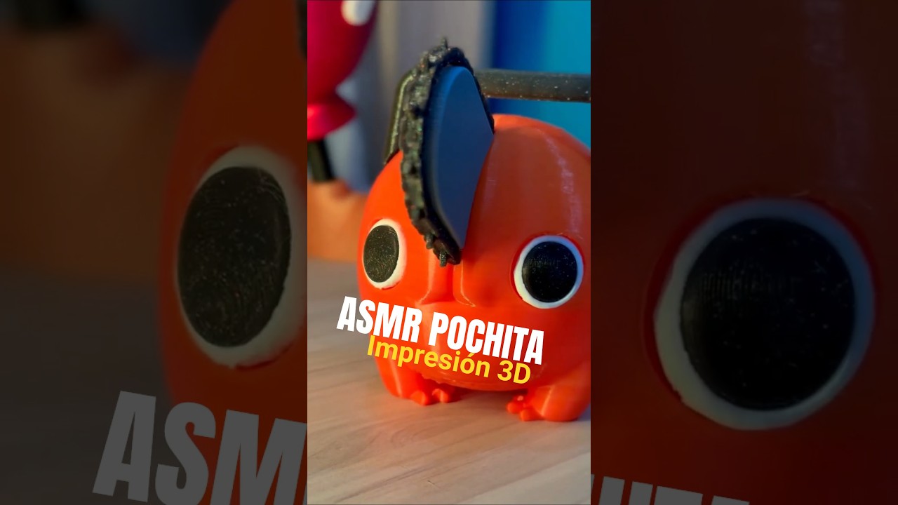 ASMR Pochita 3D Print Assembly  #chainsaw #asmr