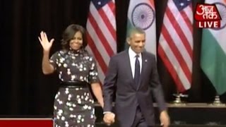 US President Barack Obama's Siri Fort speech in Hindi (PT-2)