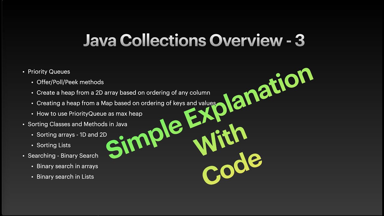 java collection problem solving questions