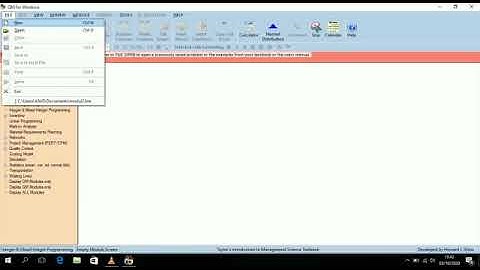 Modul integer programing soal no.1 (menggunakan POM FOR WINDOWS)