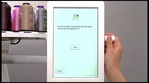 [BrotherSupportSewing] Updating the machine