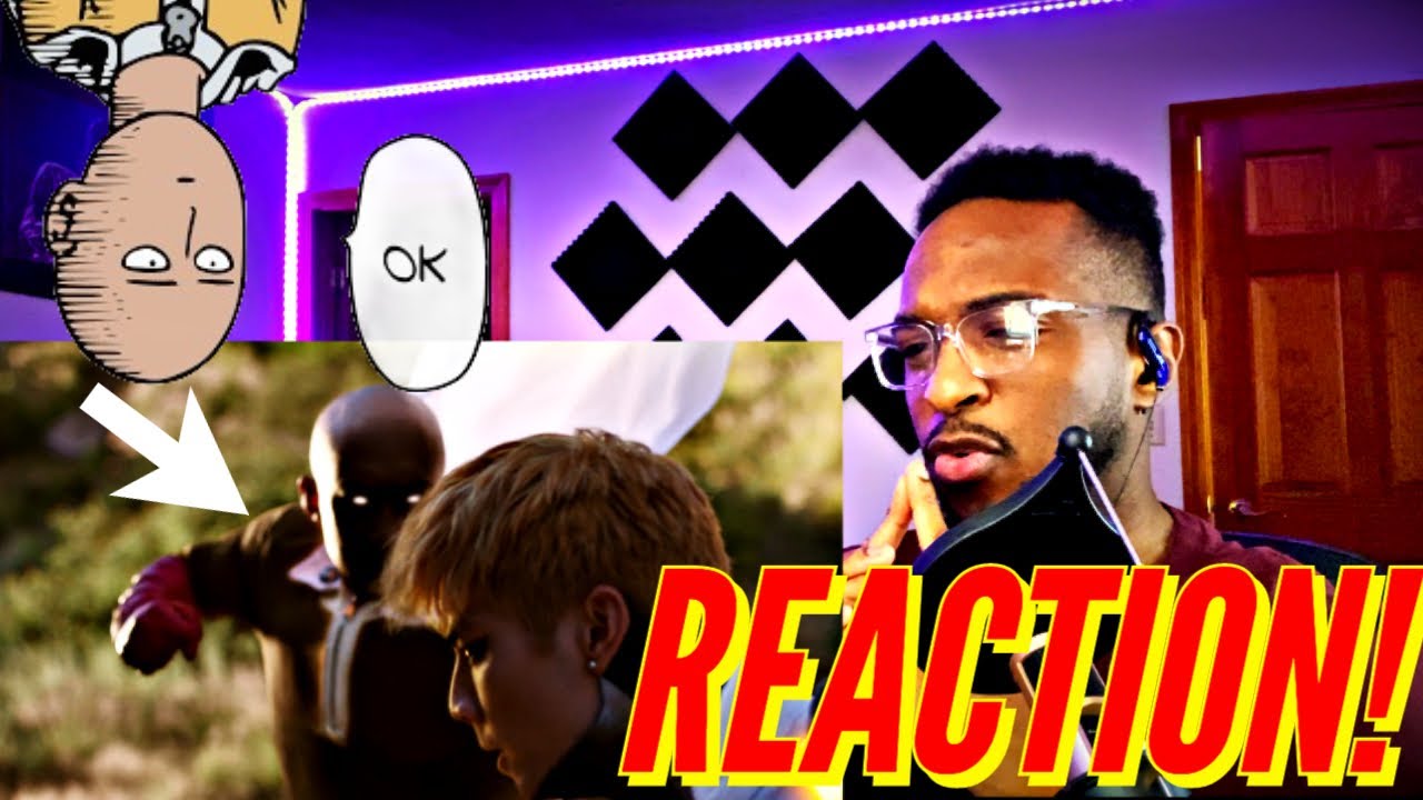 ONE PUNCH MAN LIVE ACTION - Saitama vs Genos REACTION! - YouTube