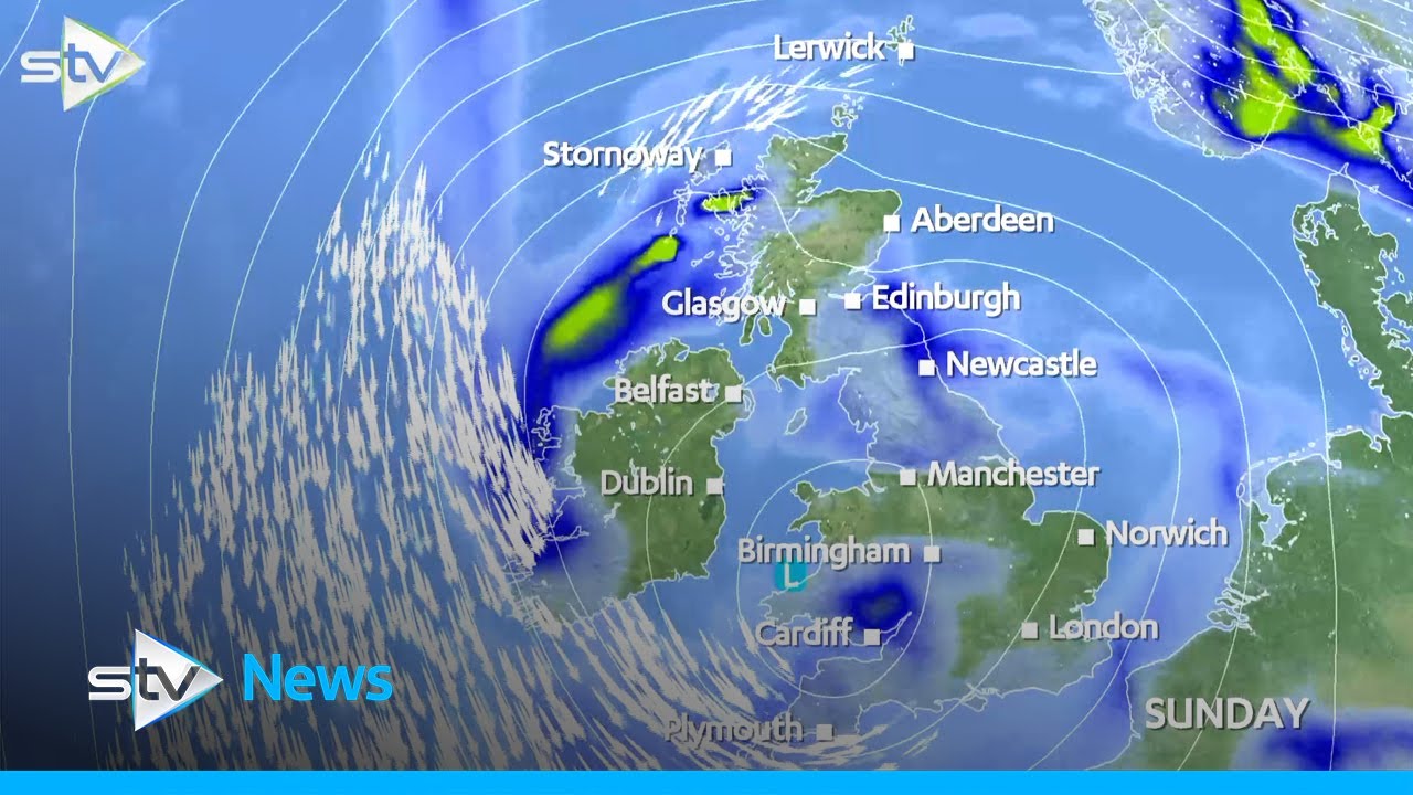 Wet weekend as month’s worth of rain set to soak Scotland - YouTube