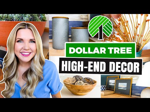 10 High-End Dollar Tree DIYs...Decorate your entire house on a budget!