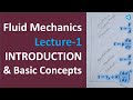 Fluid Mechanics-Lecture-1_Introduction & Basic Concepts