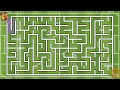 Animated Maze Game Challenge | Solving the Soccer Field Theme Maze Puzzle