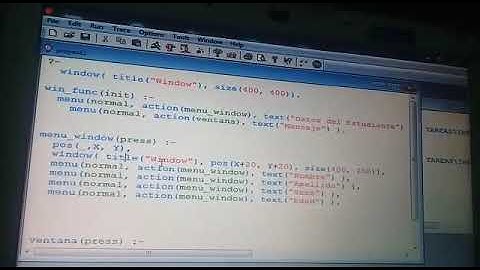 Ventana Visual en Prolog