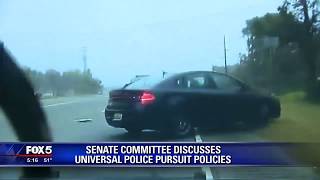 Senate committee discusses universal police pursuit policy