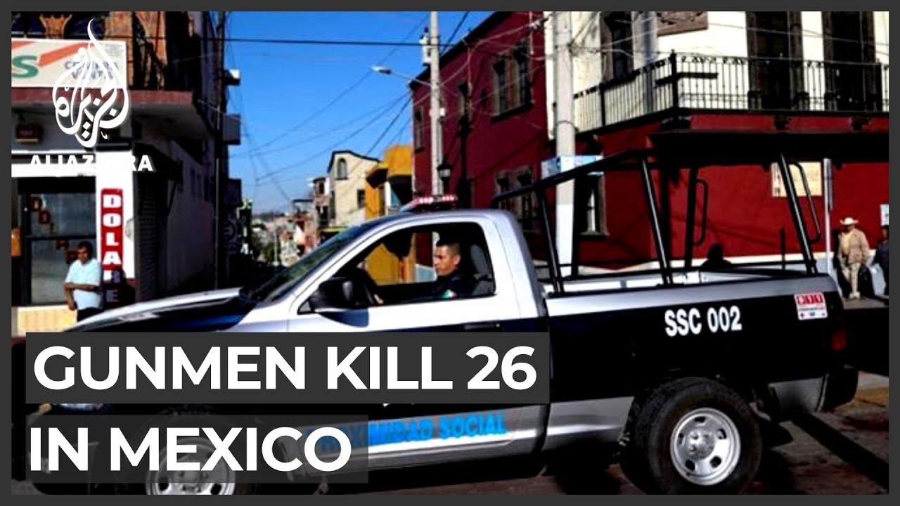 مسلحون يقتلون 26 شخصاً في هجوم على مركز لإعادة تأهيل مدمني المخدرات في المكسيك