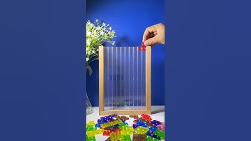 Satisfying ASMR Tetris Block Stacking | Real Life Gameplay with Blue Vibes