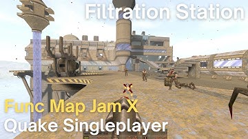 Quake Singleplayer - Func Map Jam X: Filtration Station (jamx_pinchy)