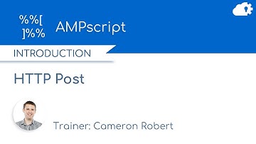 AMPscript HTTPPost-functie in Salesforce Marketing Cloud